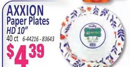 Jetro AXXION Paper Plates offer