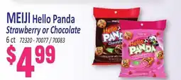 Jetro MEIJI Hello Panda Strawberry or Chocolate offer