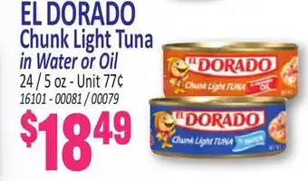 Jetro EL DORADO Chunk Light Tuna in Water or Oil offer