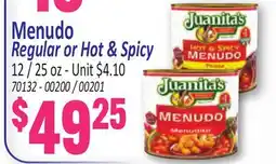 Jetro Menudo Regular or Hot & Spicy offer