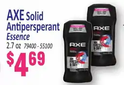 Jetro AXE Solid Antipersperant Essence offer