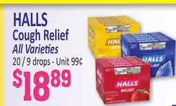 Jetro HALLS Cough Relief offer
