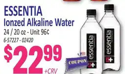 Jetro ESSENTIA Ionized Alkaline Water offer