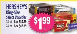 Jetro HERSHEY'S King-Size offer