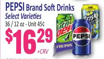 Jetro PEPSI Brand Soft Drinks offer