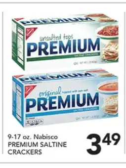 Pete's Fresh Market 9-17 oz. Nabisco PREMIUM SALTINE CRACKERS offer