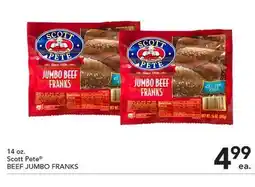 Pete's Fresh Market Scott Pete BEEF JUMBO FRANKS offer
