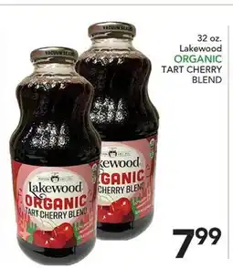 Pete's Fresh Market 32 oz. Lakewood ORGANIC TART CHERRY BLEND offer