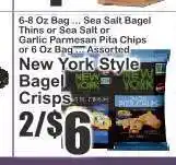 Key Food New York Style Bagel Crisps offer