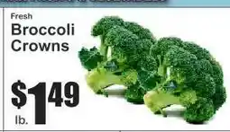Key Food Broccoli Crowns offer