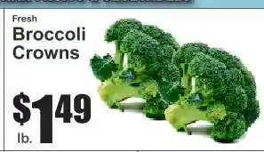 Key Food Broccoli Crowns offer