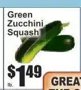Key Food Green Zucchini Squash offer