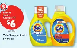 Family Dollar Tide Simply Liquid offer