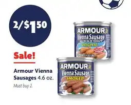 Family Dollar Armour Vienna Sausages offer