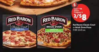 Family Dollar Red Baron Classic Crust or Brick Oven Pizza offer