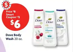 Family Dollar Dove Body Wash offer