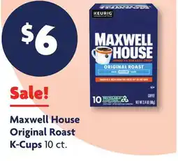 Family Dollar Maxwell House Original Roast K-Cups offer