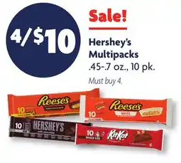 Family Dollar Hershey's Multipacks offer
