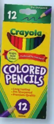 Family Dollar Crayola Colored Pencils offer