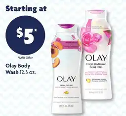 Family Dollar Olay Body Wash offer