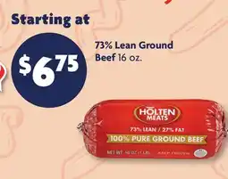 Family Dollar 73% Lean Ground Beef offer