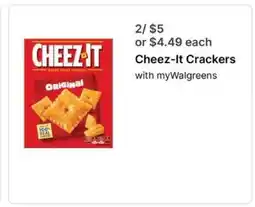 Walgreens Cheez • It Crackers offer