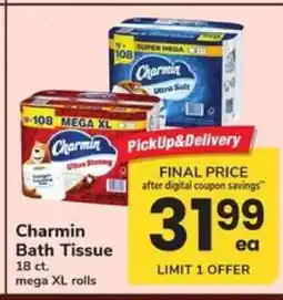 Safeway Charmin Bath Tissue offer