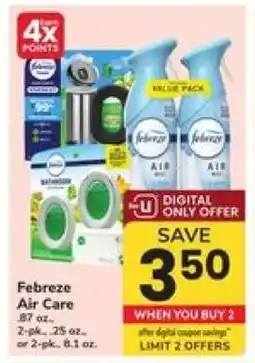 Safeway Febreze Air Care offer