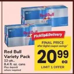 Safeway Red Bull Variety Pack offer