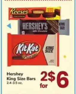 Safeway Hershey King Size Bars offer