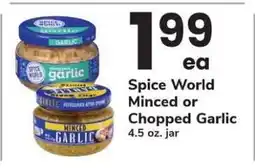 Safeway Spice World Garlic offer