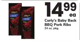 Safeway Curly’s Baby Back BBQ Pork Ribs offer
