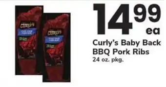 Curly’s Baby Back BBQ Pork Ribs