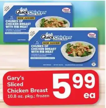 Safeway Gary’s Sliced Chicken Breast offer