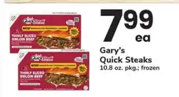Safeway Gary's Quick Steaks offer