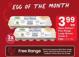 Safeway Open Nature Free Range Eggs offer