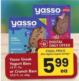 Safeway Yasso Greek Yogurt Bars offer