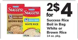 Safeway Success Rice Boil-in-Bag offer