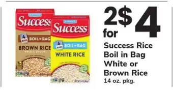 Safeway Success Rice Boil-in-Bag offer