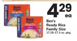 Safeway Ben's Ready Rice Family Size offer
