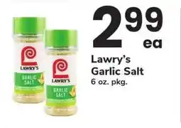 Safeway Lawry's Garlic Salt offer