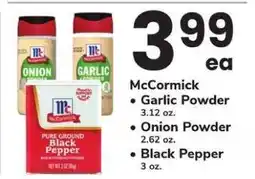 Safeway McCormick Spices offer