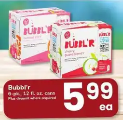 Safeway BUBBL'R offer