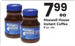Safeway Maxwell House Instant Coffee offer