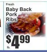 Key Food Baby Back Pork Ribs offer
