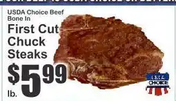 Key Food USDA Choice Beef Bone In offer