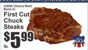 Key Food USDA Choice Beef Bone In offer