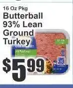 Key Food Butterball 93% Lean Ground Turkey offer