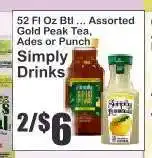 Key Food Simply Drinks offer