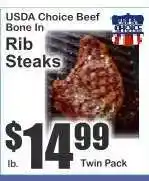 Key Food Rib Steaks offer